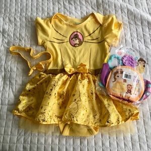NEW Belle Princess Bundle Dress & Book!